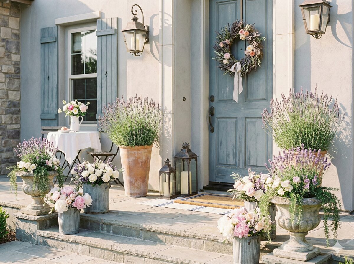 Fall porch styling